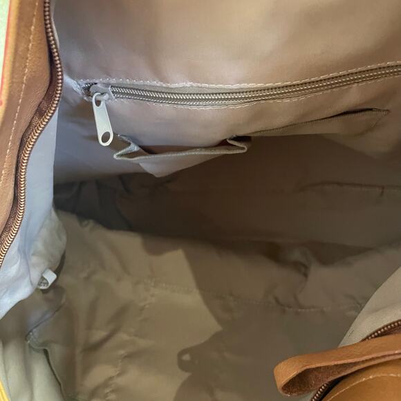 Hand Painted Bumble Bee Leather Hobo Bag Horse bit Anuschka Inspired - Picture 15 of 16